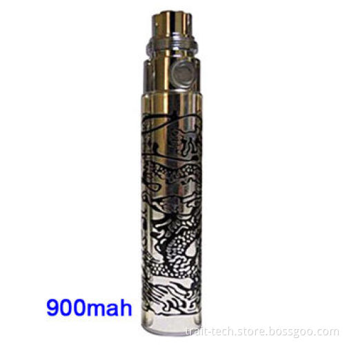 Special design factory price EGO K battery, metal carve patterns